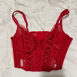 Red corset